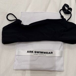 Ark Swimwear Black Bikini Top, nwt, M